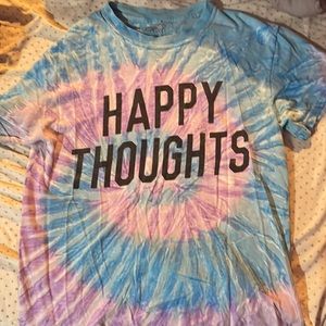 Purple/Blue Tie-Dye T-shirt from Spencers size Small